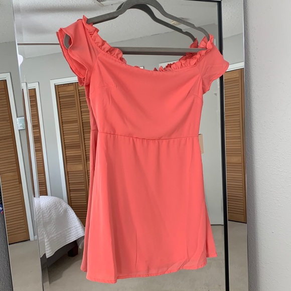 Never worn Salmon Mini Dress or tunic - Picture 3 of 6